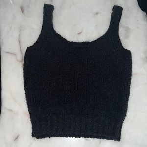 Skims Black Fuzzy tank